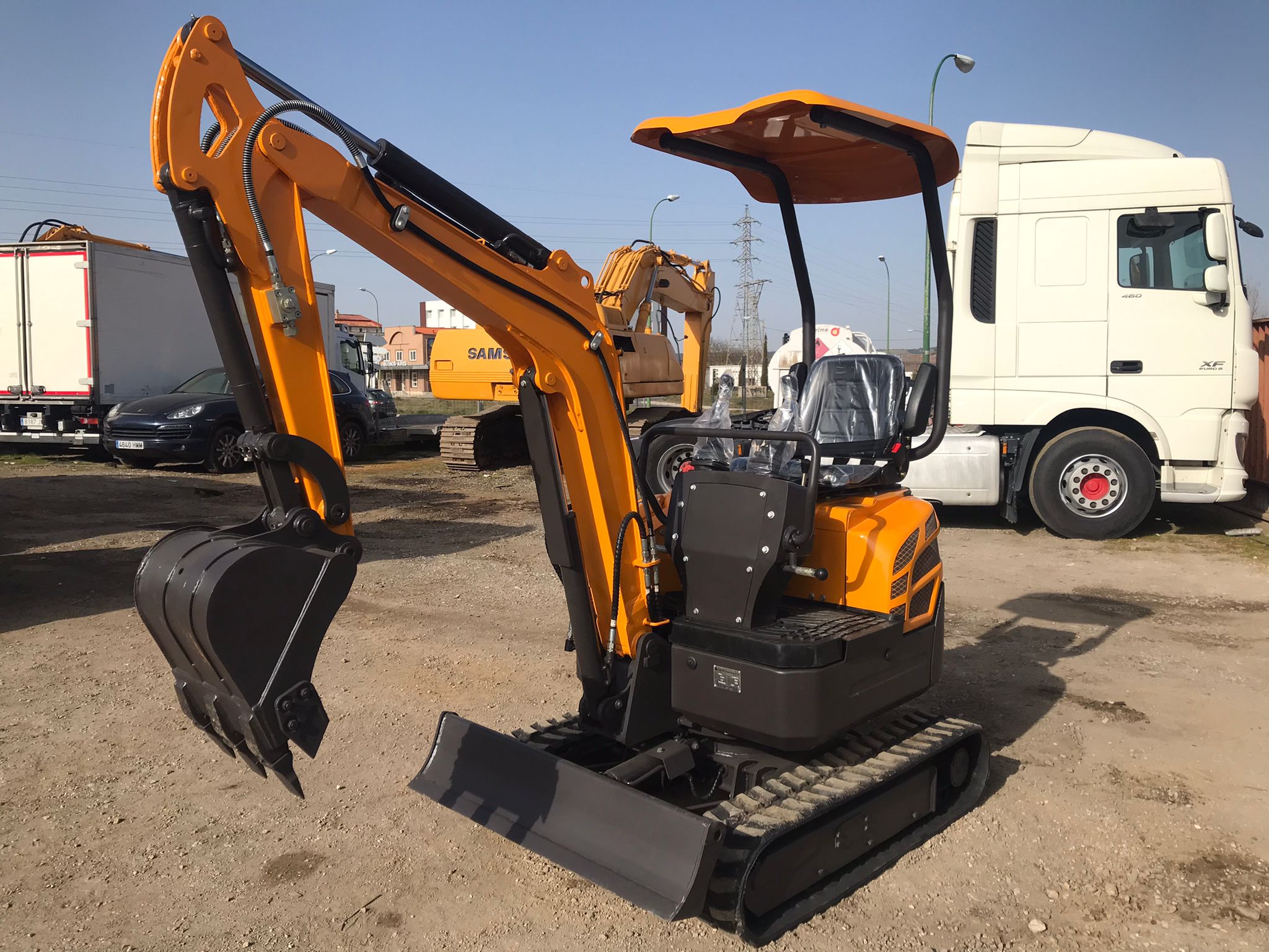 mini retroexcavadora