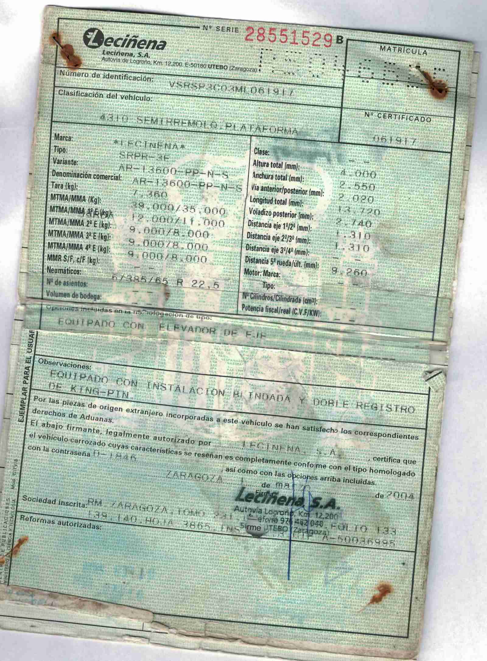 Plataforma maderera Leciñena Año 2004 - Imagen 11