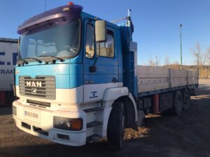 camión caja abierta Man