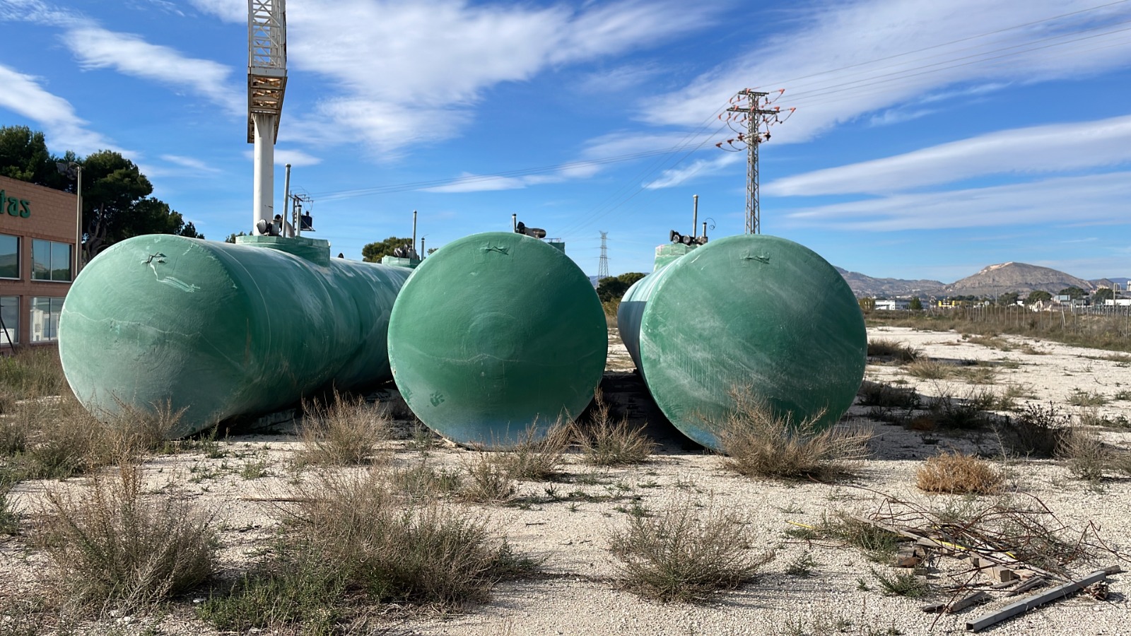 Depósitos de gasoil de doble capa 70.000 litros