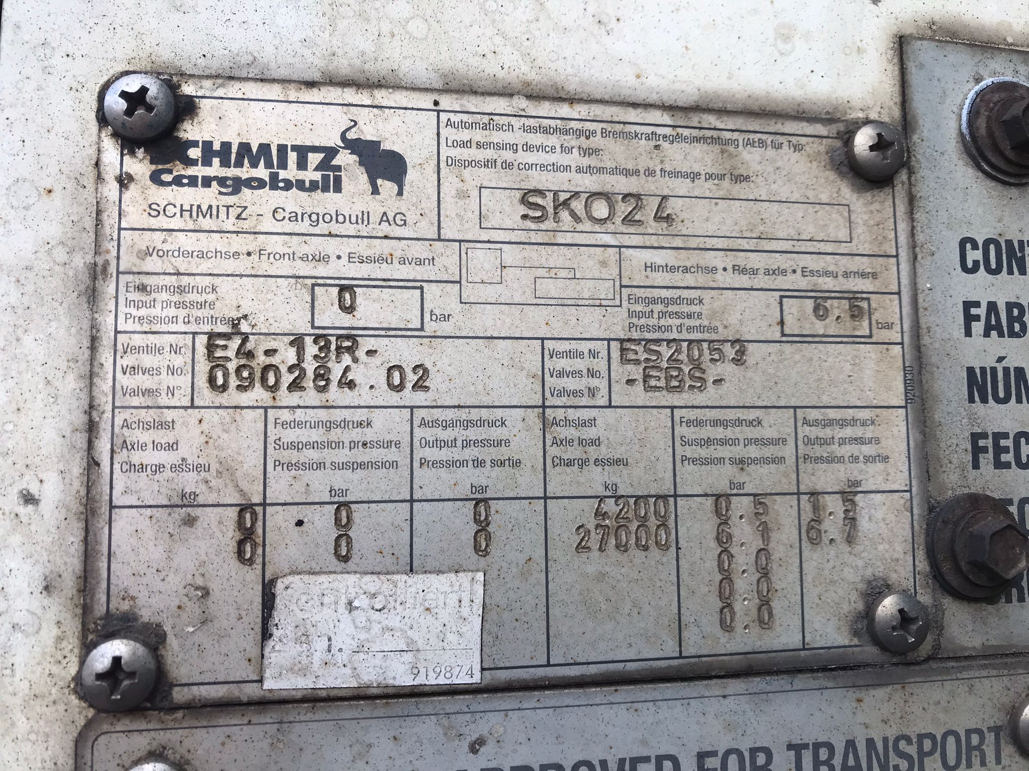 x- VENDIDO - Semirremolque frigorífico Schmitz Año 2005 - Imagen 8