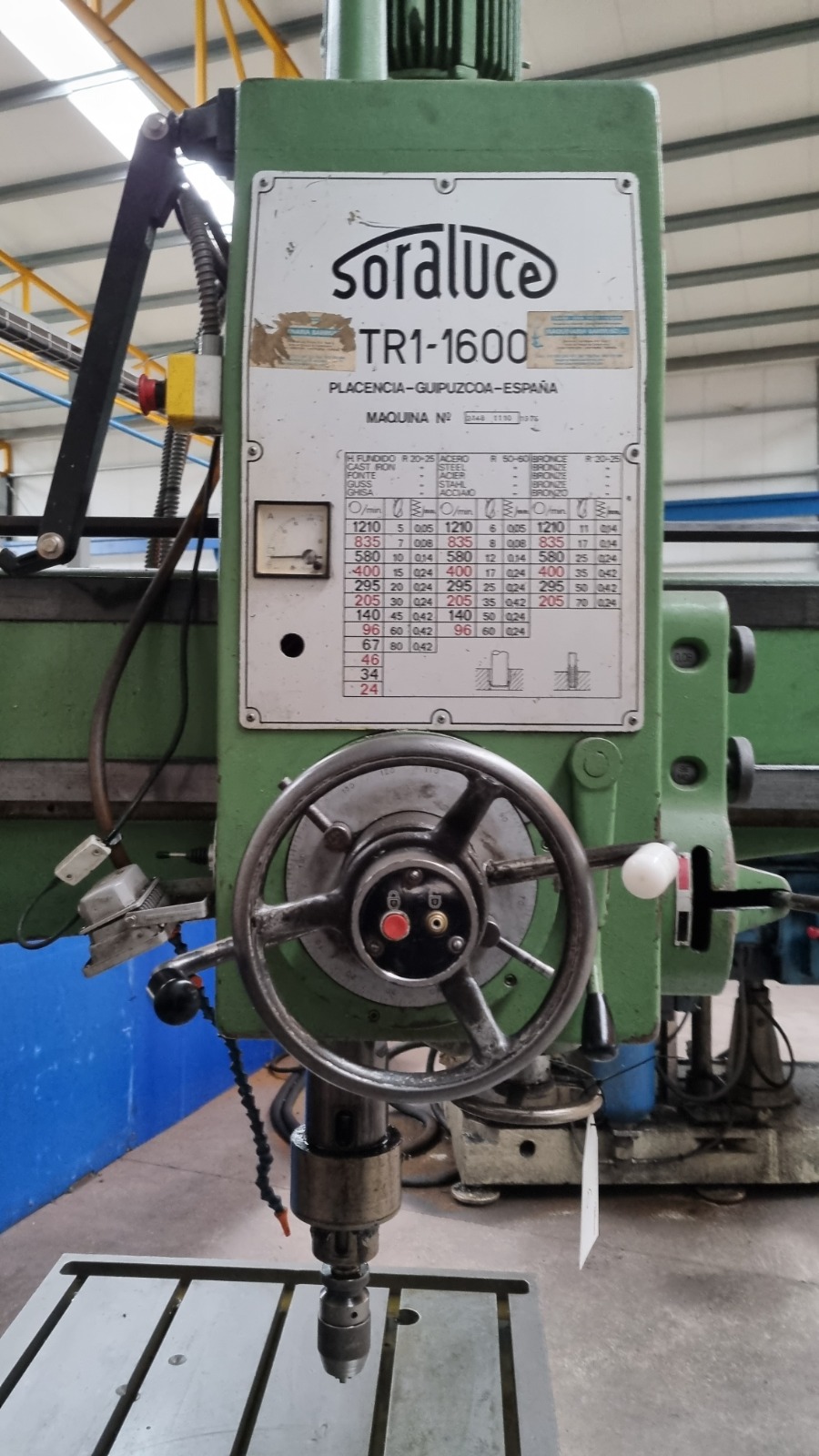 x- VENDIDO - Taladro radial Soraluce TR1-1600 - Imagen 8