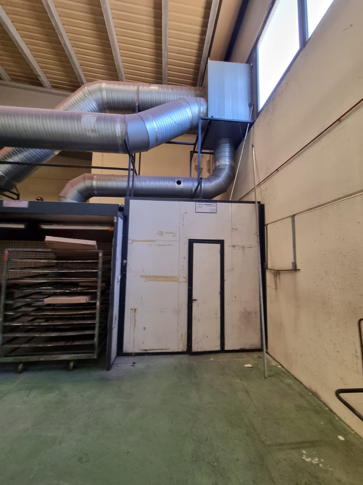 x- VENDIDO - Cabina de aplicación de pintura y túnel de lacado con limpieza MECAHOR - Imagen 4