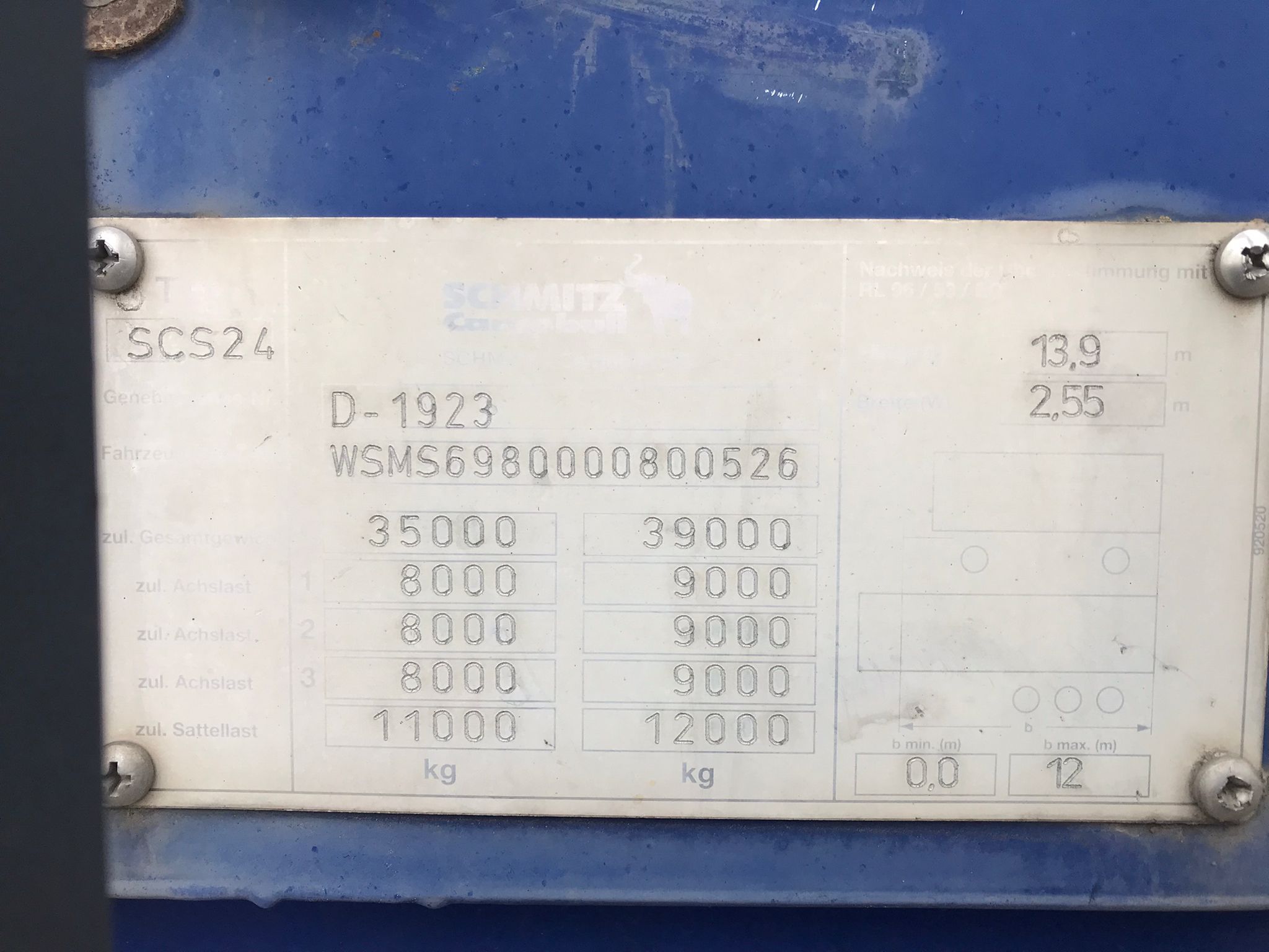 x- VENDIDO - Semirremolque tauliner Schmitz Año 10/2003 - Imagen 10