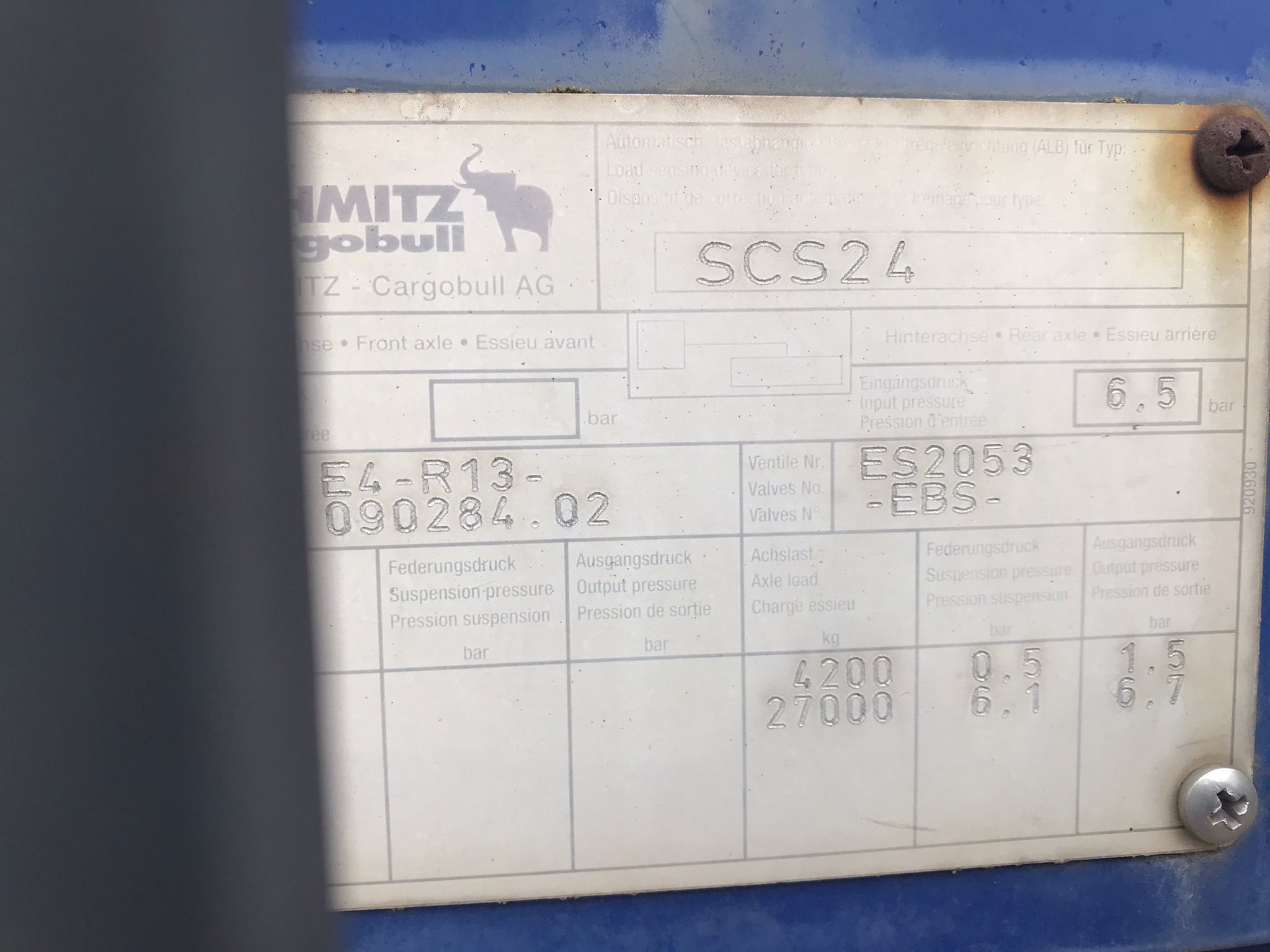 x- VENDIDO - Semirremolque tauliner Schmitz Año 10/2003 - Imagen 9