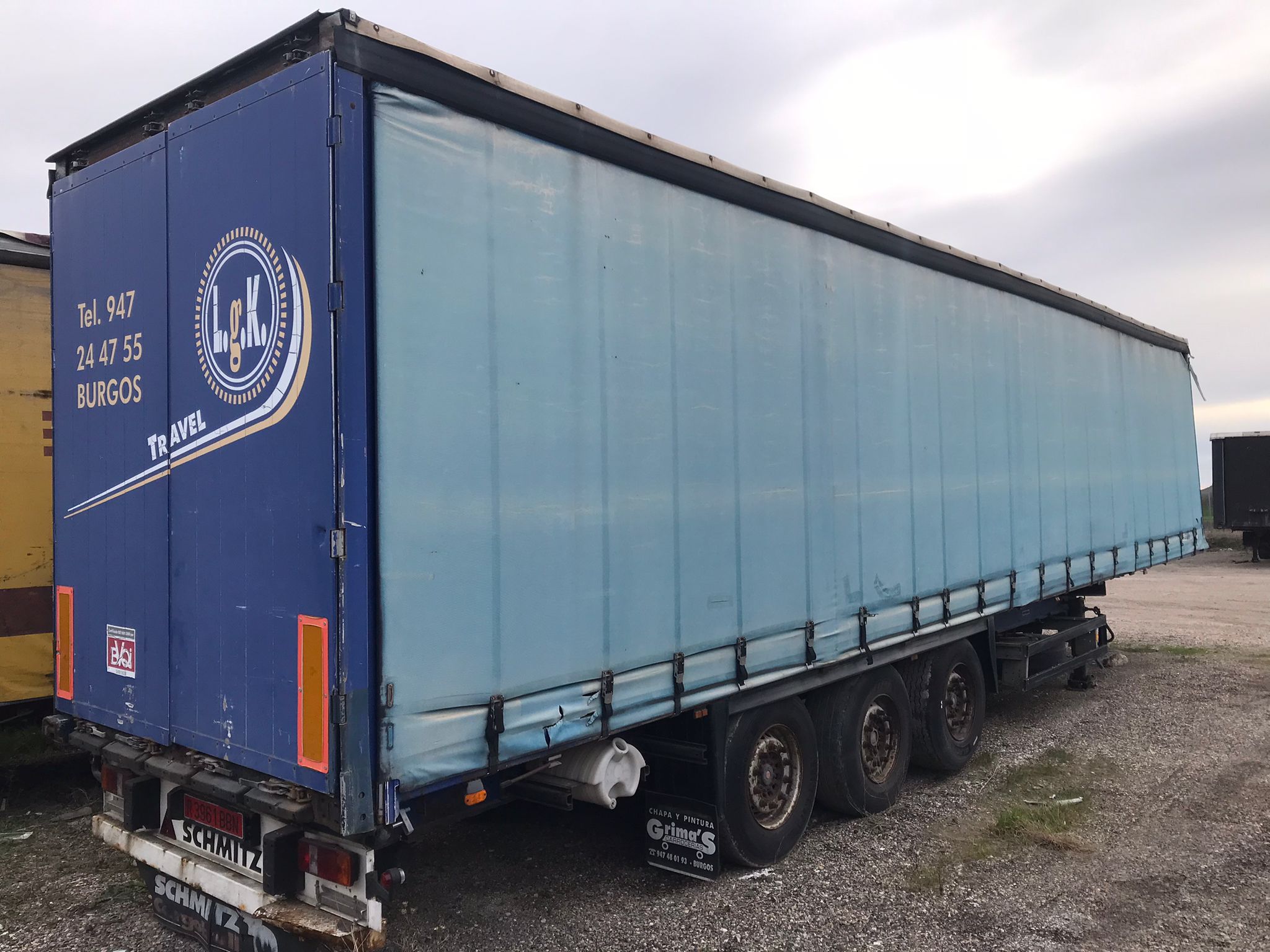 x- VENDIDO - Semirremolque tauliner Schmitz Año 10/2003 - Imagen 4