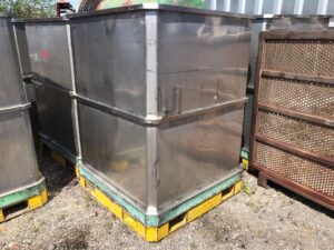 contenedores de acero inoxidable