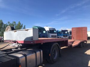 góndola 2 ejes cuello cisne