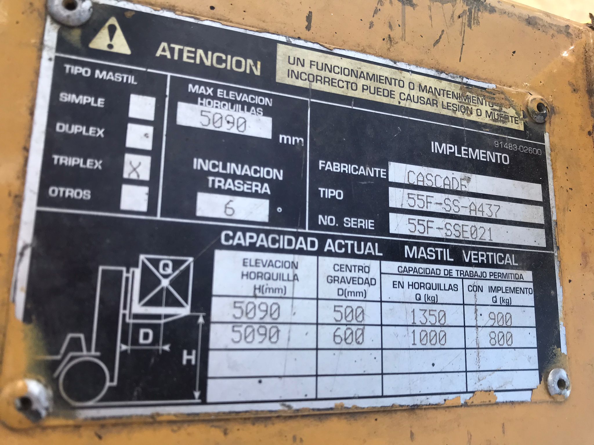 x- VENDIDO - Carretilla elevadora diésel Caterpillar DP18K - Año 2002 - Imagen 15
