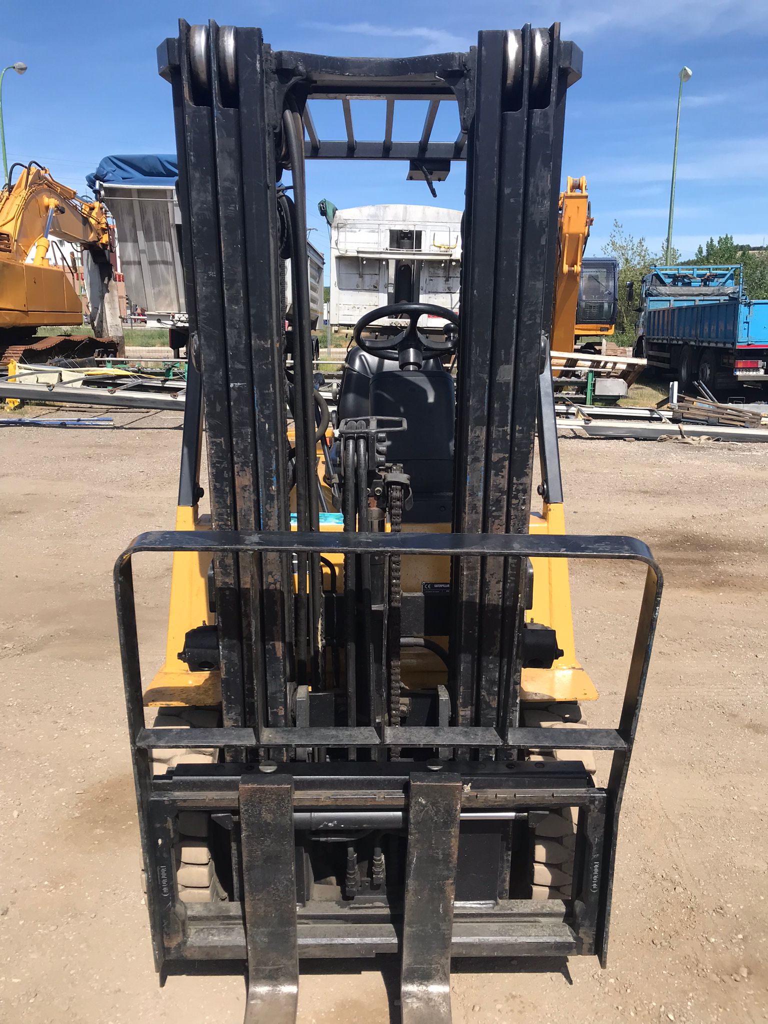 x- VENDIDO - Carretilla elevadora diésel Caterpillar DP18K - Año 2002 - Imagen 8