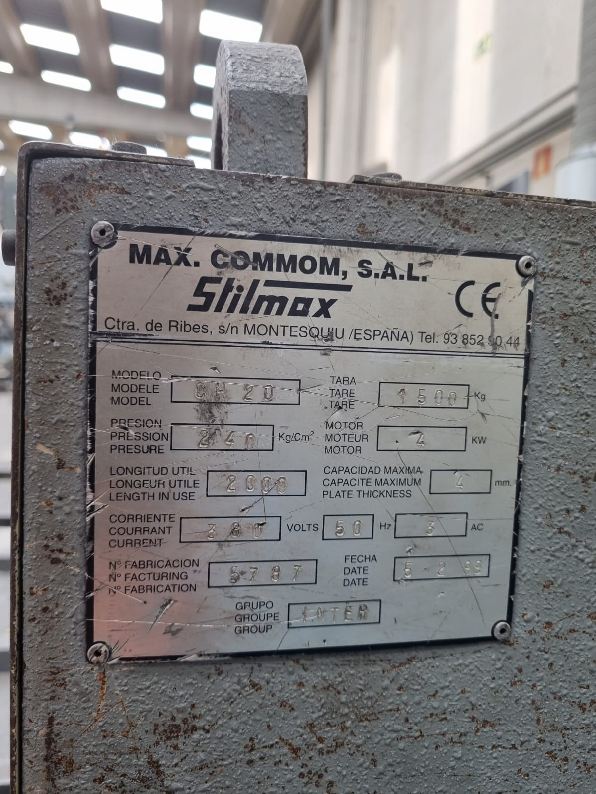 Cizalla hidráulica Stilmax CH-204 - Imagen 10