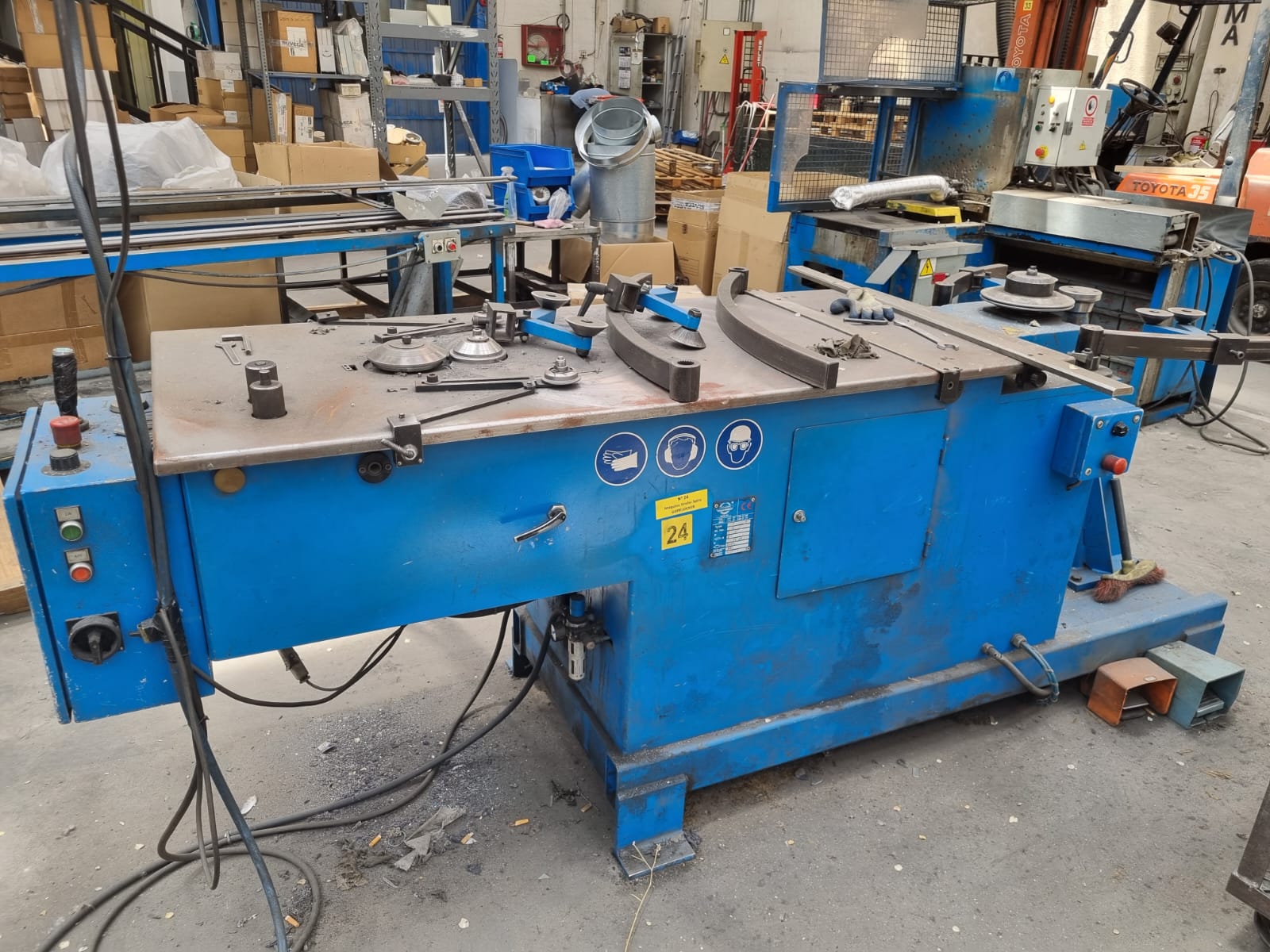 x- VENDIDO - Máquina para fabricar codos Spiro Gorelocker Combi T - Imagen 2