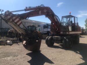 retroexcavadora de ruedas