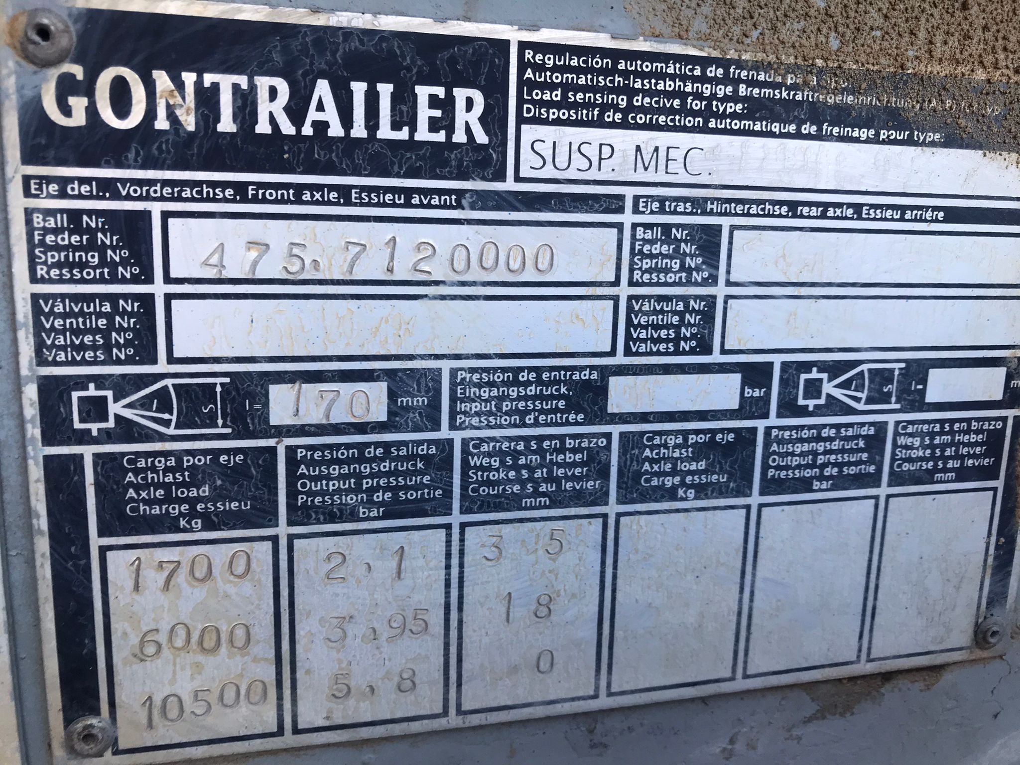 x- VENDIDO - Bañera basculante de hierro Gontrailer Año 2000 - Imagen 13