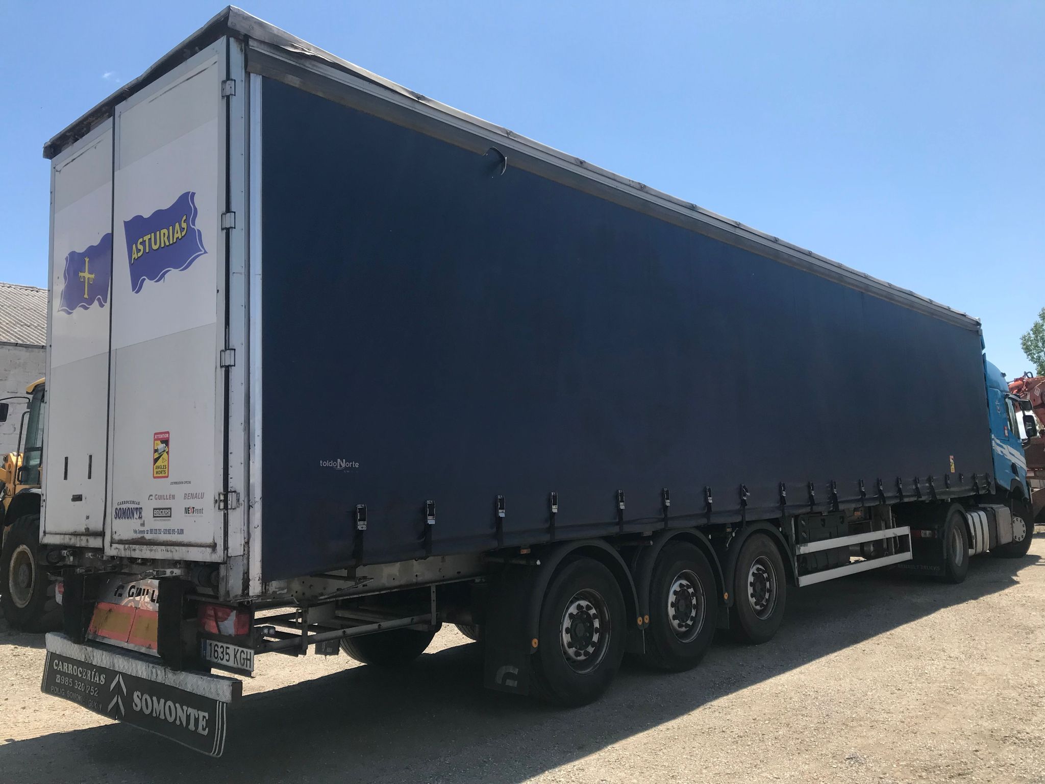 x- VENDIDO - Semirremolque tauliner Guillen Año 2007 - Imagen 3