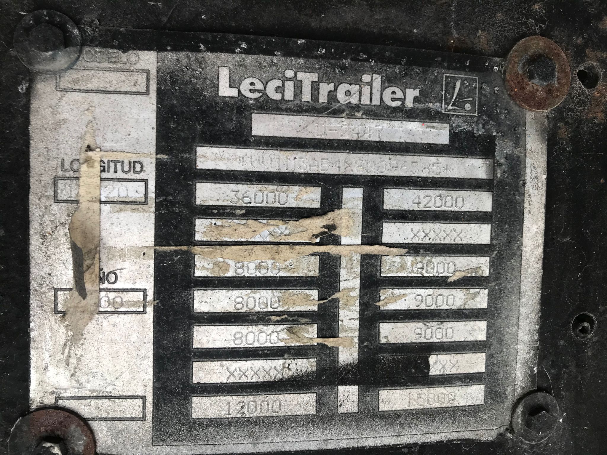x- VENDIDO - Semirremolque plataforma Lecitrailer Año 2000 - Imagen 14