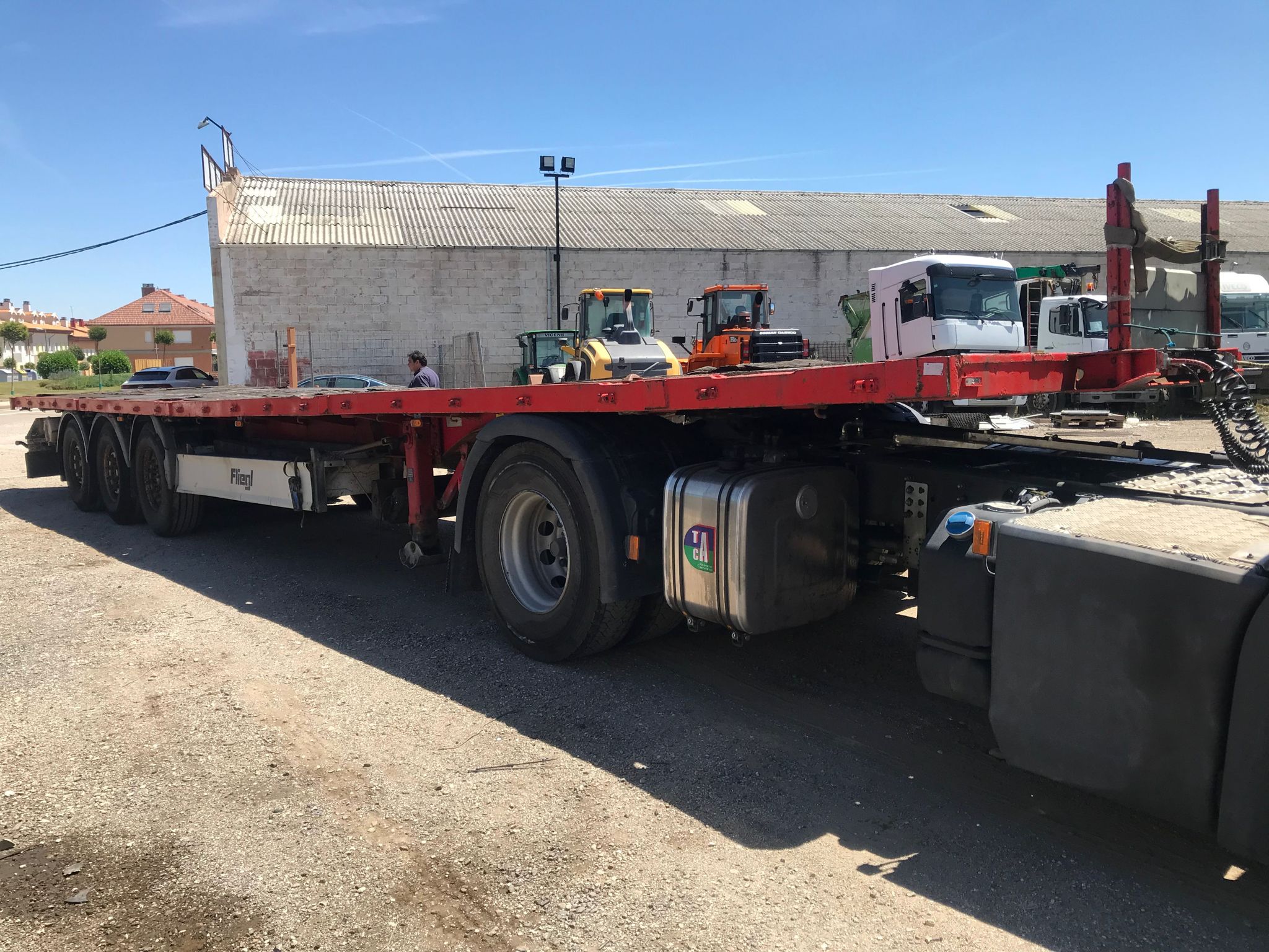 Semirremolque plataforma Fliegl Año 2005 - Imagen 2