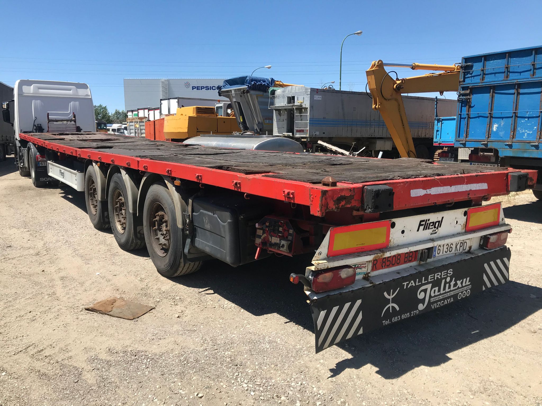 Semirremolque plataforma Fliegl Año 2005 - Imagen 3