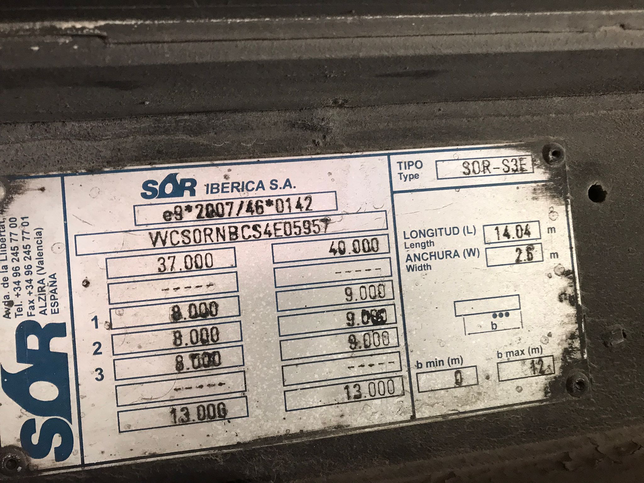 Semirremolque frigorífico Sor Iberica Año 2014 - Imagen 16