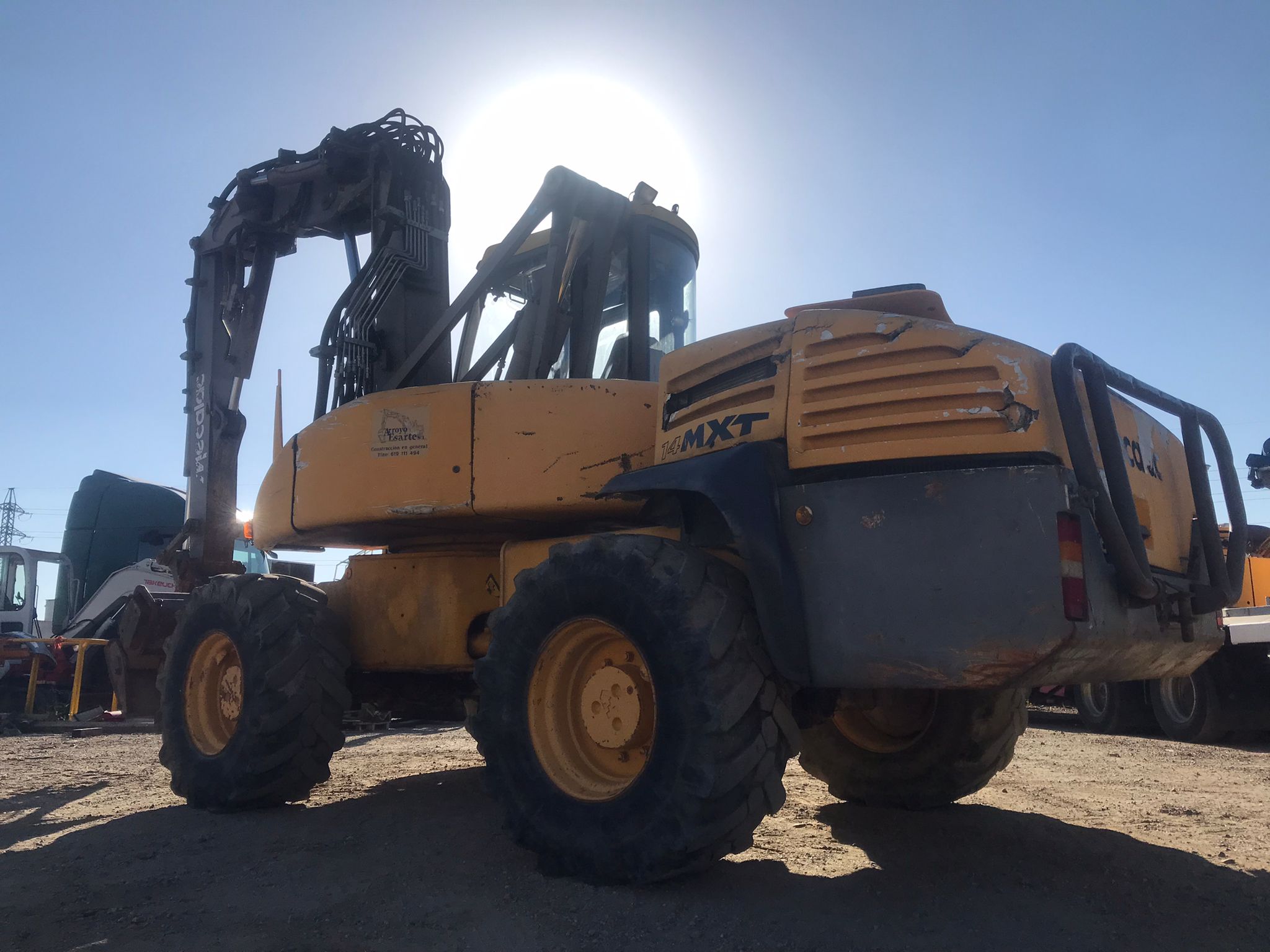 x- VENDIDO - Excavadora de ruedas articulada Mecalac 14MXT - 2001 - Imagen 6