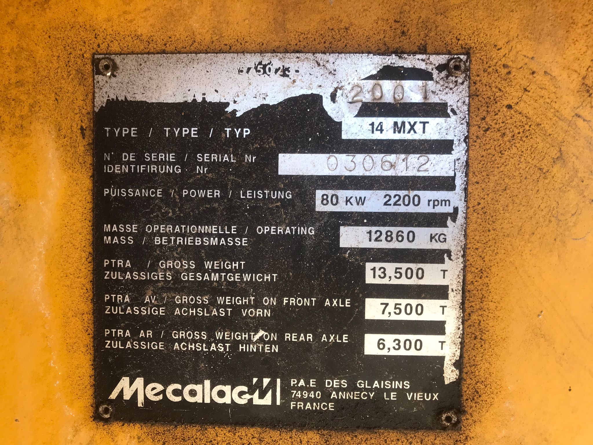 x- VENDIDO - Excavadora de ruedas articulada Mecalac 14MXT - 2001 - Imagen 21