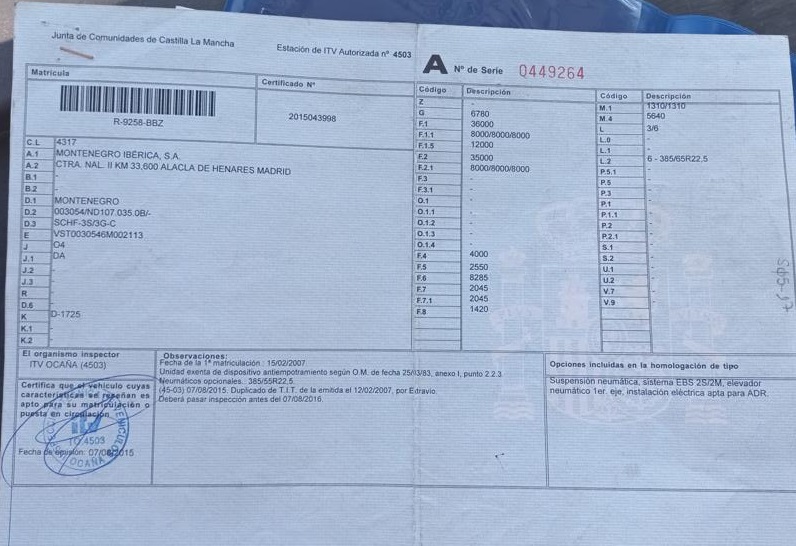 x- VENDIDO - Bañera basculante de hierro Montenegro Año 2007 - Imagen 12