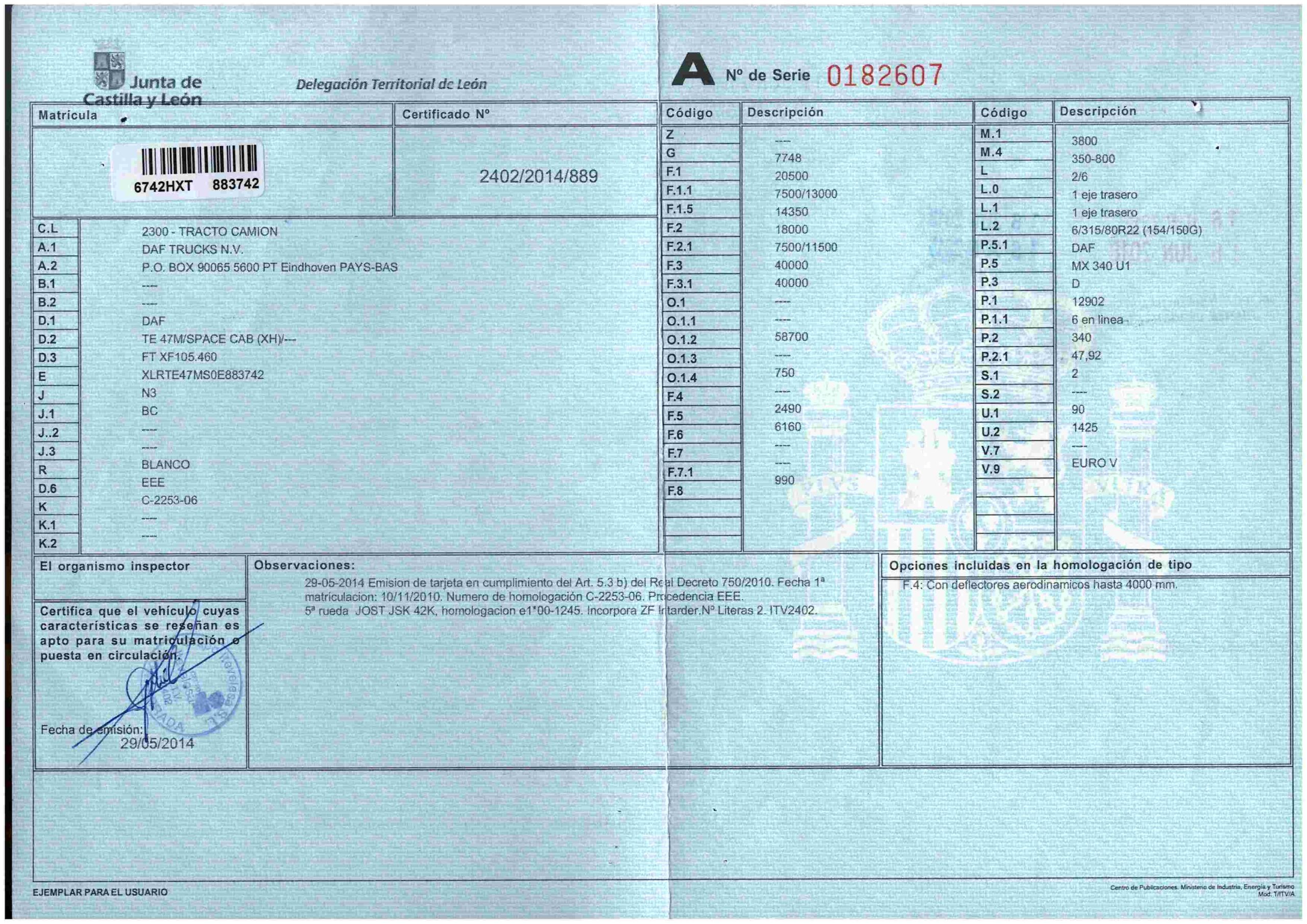 x- VENDIDO - Daf FT XF 105.460 - 11/2010 - Imagen 12