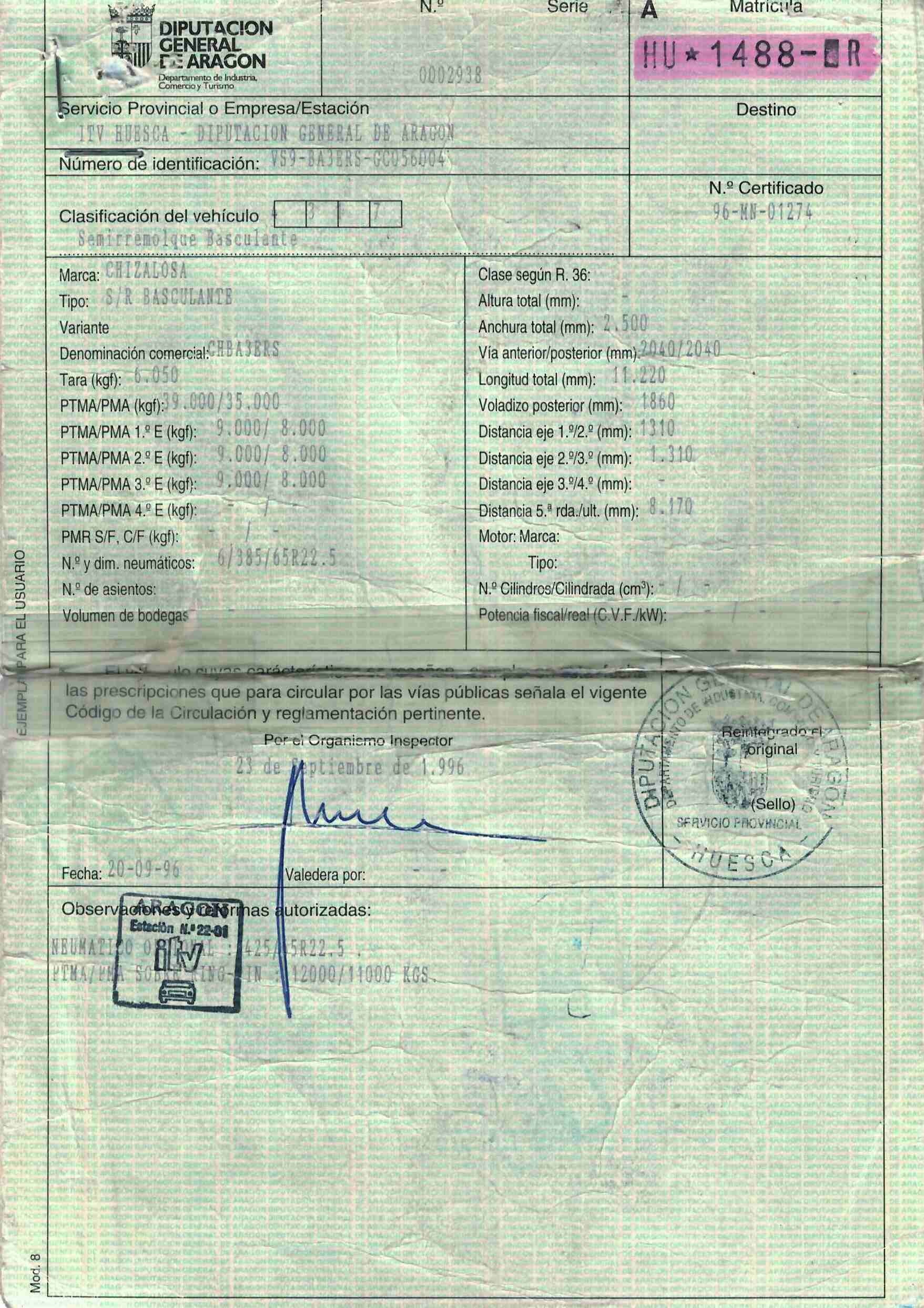 x- VENDIDO - Bañera basculante de aluminio Chizalosa - 1996 - Imagen 11