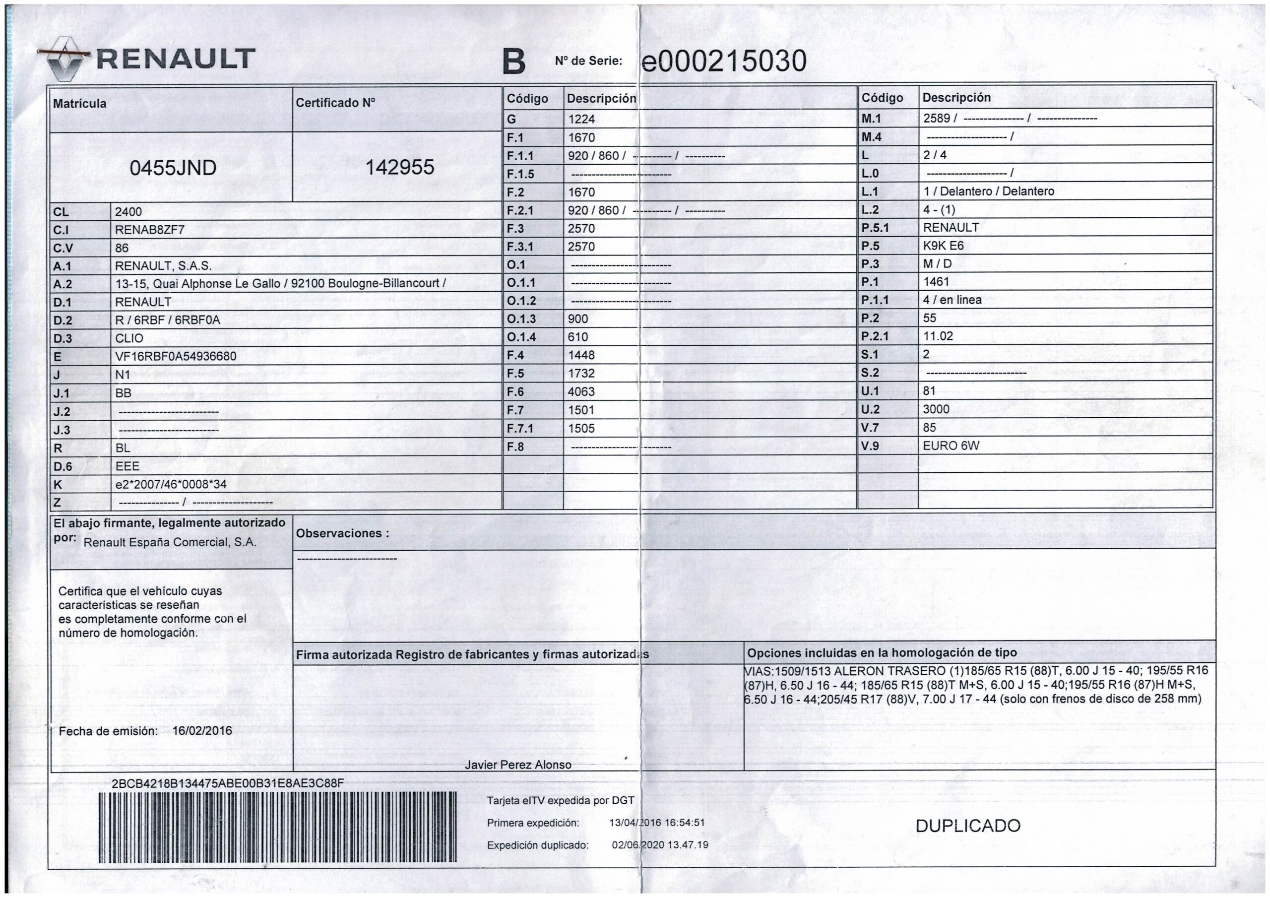 x- VENDIDO - Renault Clio - 04/2016 - Imagen 15