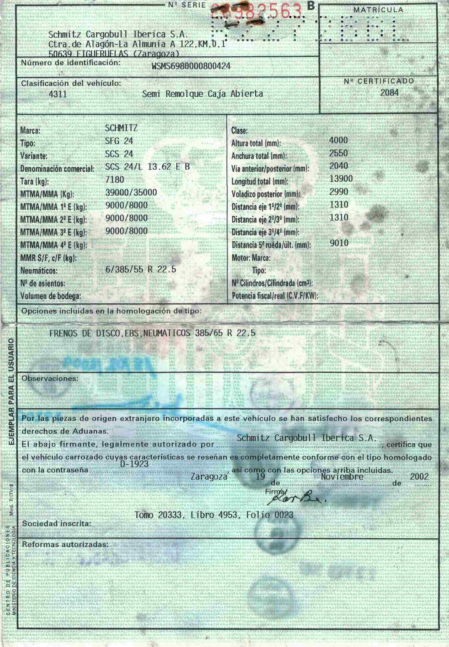 semirremolque tauliner