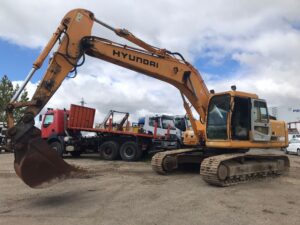excavadora de cadenas Hyundai