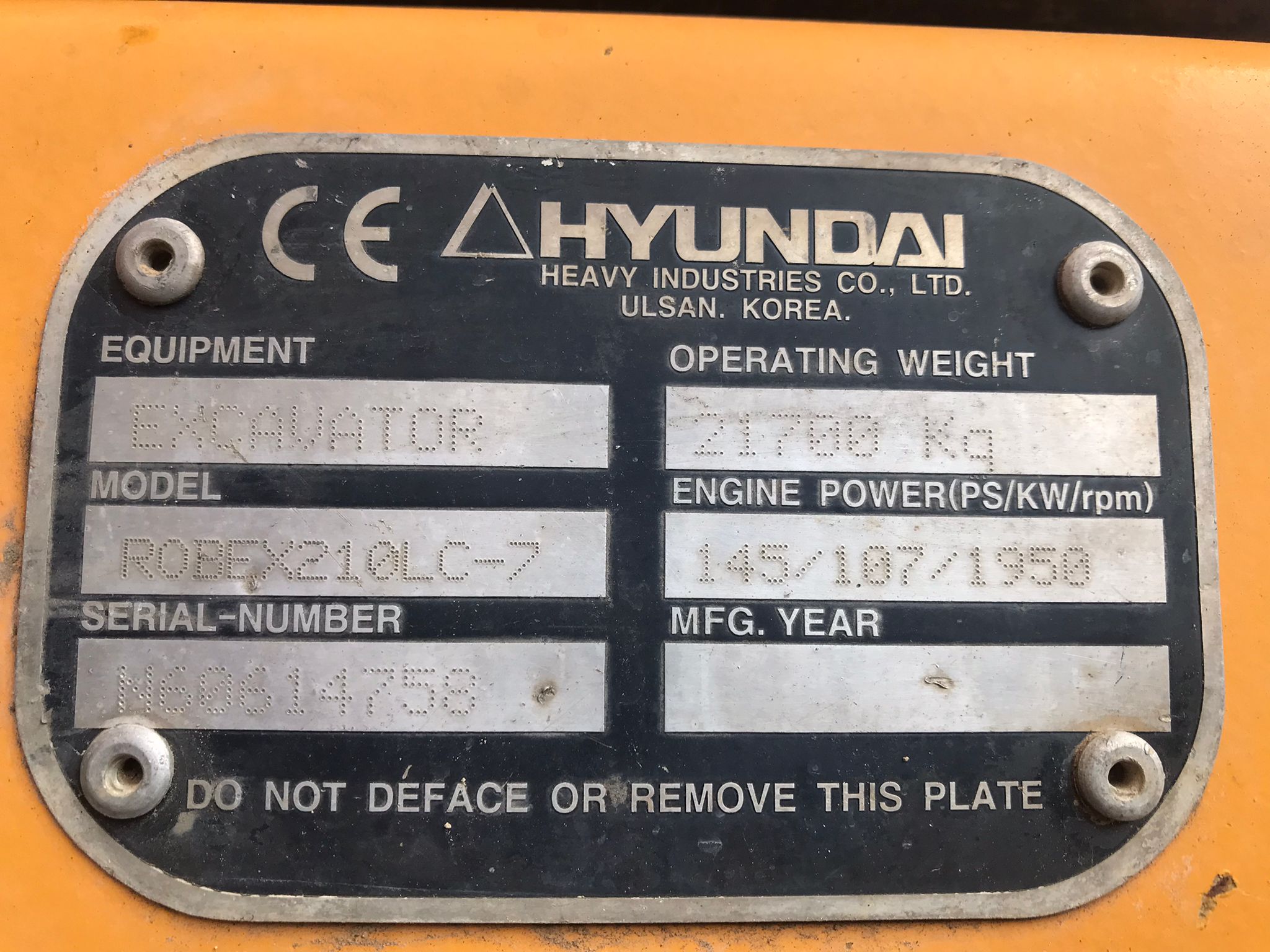 x- VENDIDO - Excavadora de cadenas Hyundai Robex 210 LC 7 - 2006 - Imagen 20