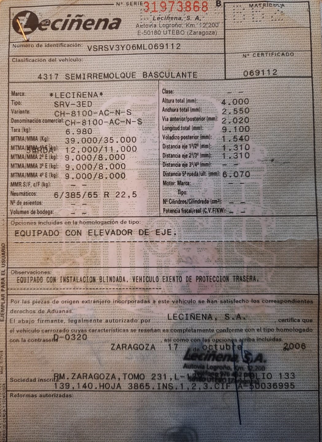 x- VENDIDO - Bañera basculante de hierro Leciñena Año 2006 - Imagen 15