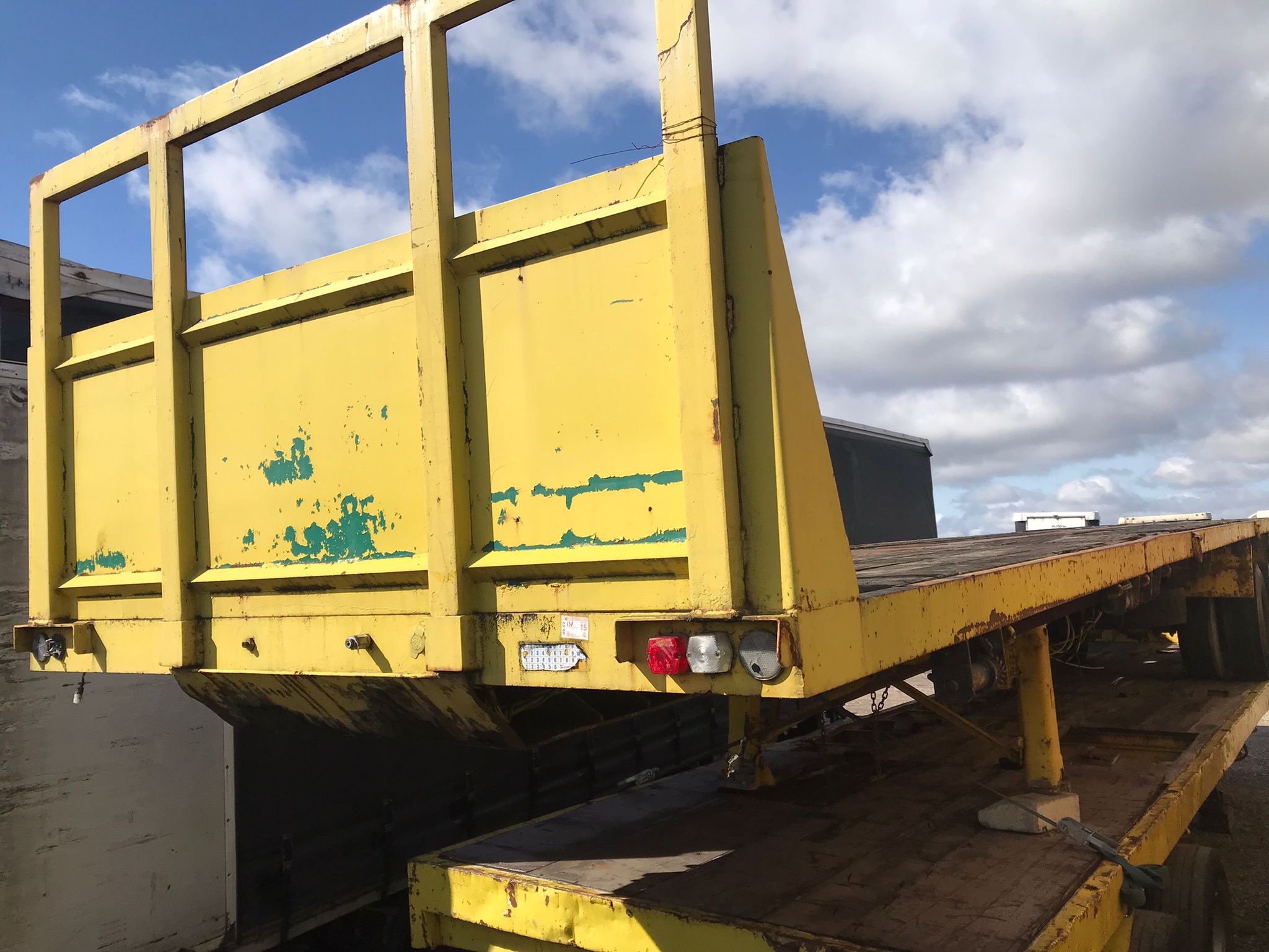 semirremolque plataforma extensible