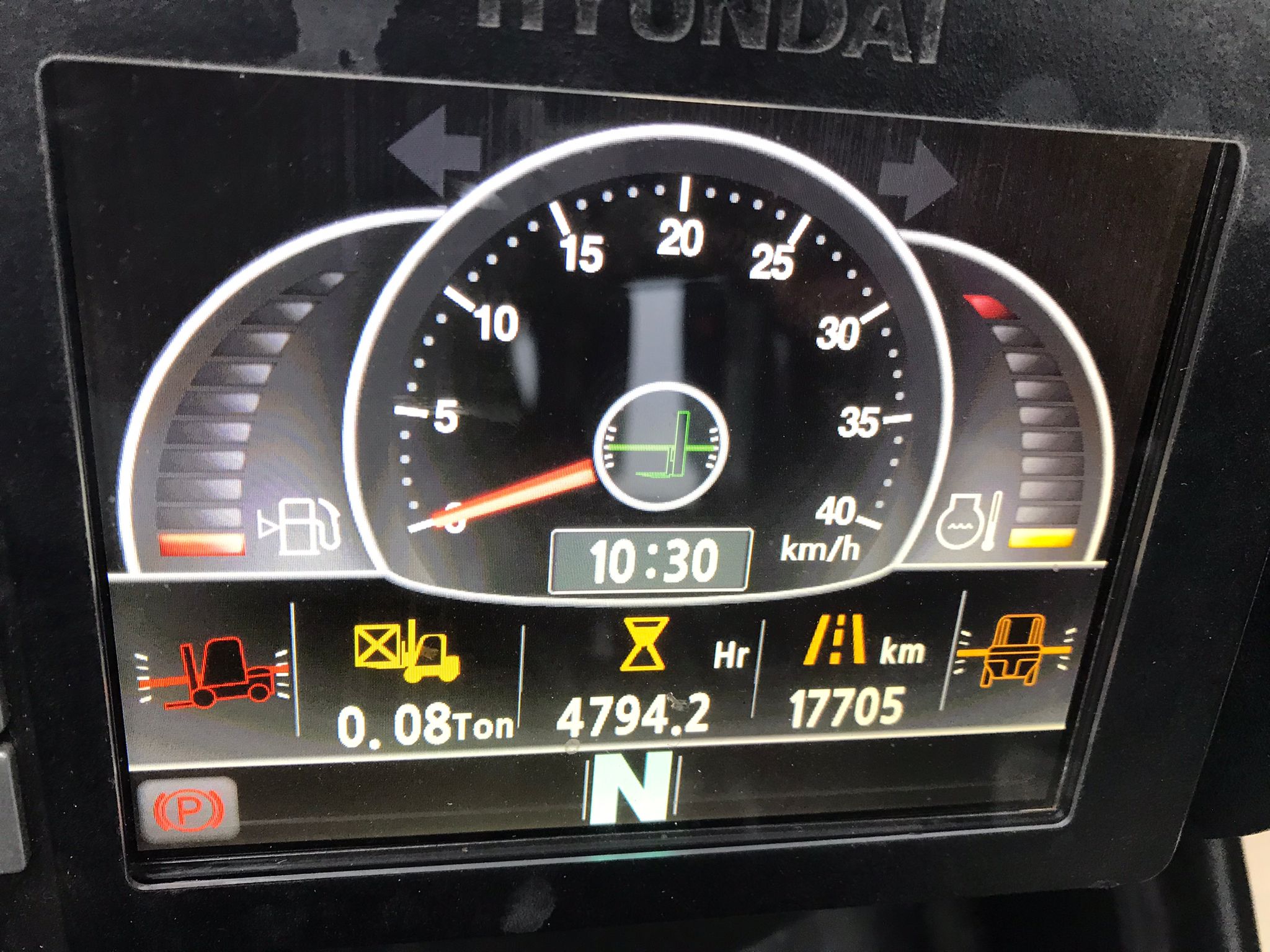 x- VENDIDO - Carretilla elevadora diésel Hyundai 30D-9 Año 2018/2 - Imagen 17