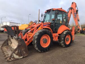 retroexcavadora mixta Fiat Kobelco