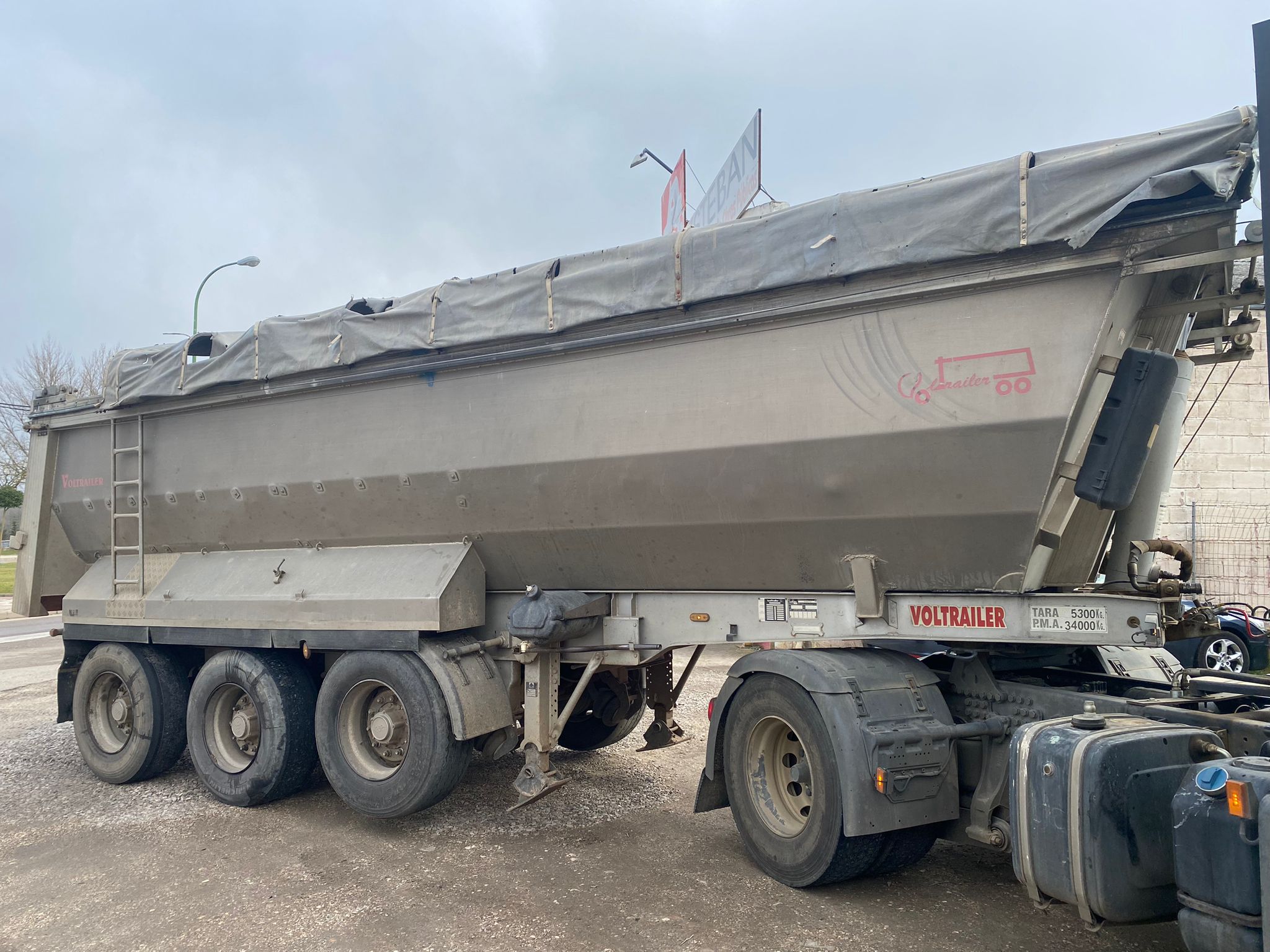 x- VENDIDO - Bañera basculante de aluminio Lecitrailer - 2007 - Imagen 2