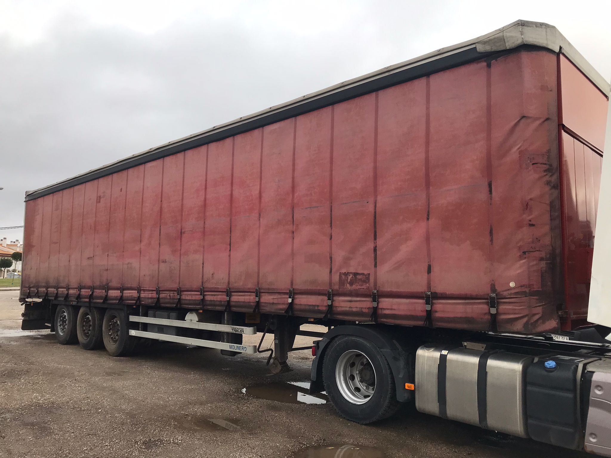 x- VENDIDO - Semirremolque tauliner Rojo Año 2005 - Imagen 16