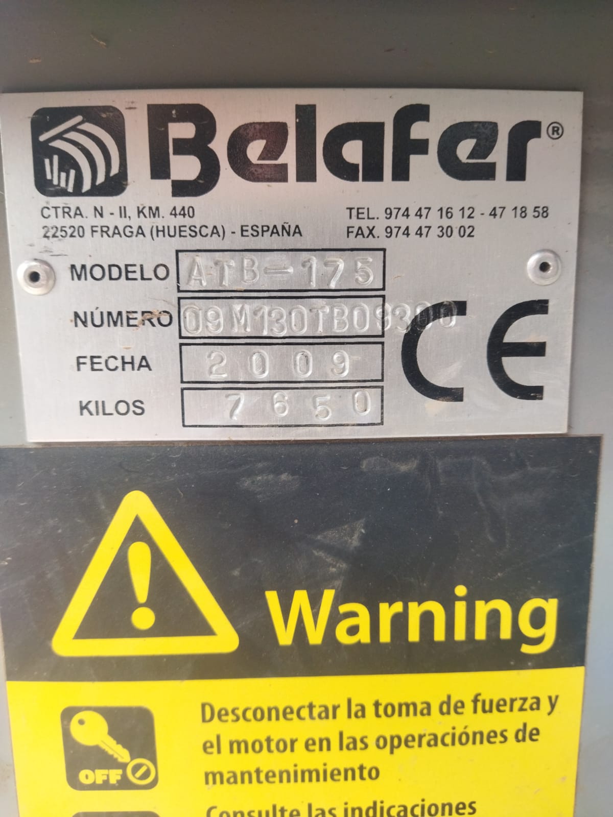 x- VENDIDO - Tractor autopropulsado hidrostático Belafer Año 2009 - Imagen 15
