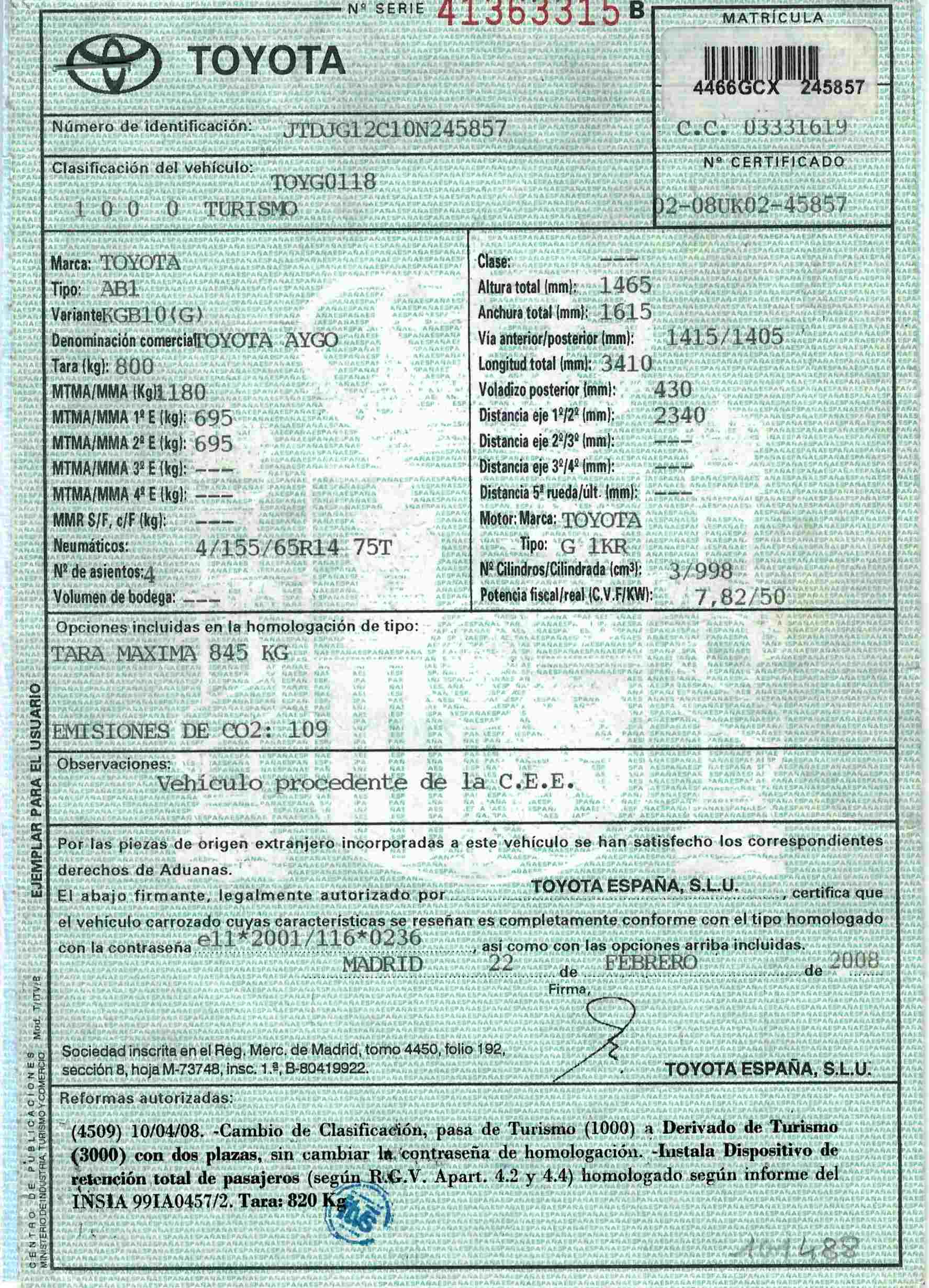 Toyota Aygo - 2008 - Imagen 14