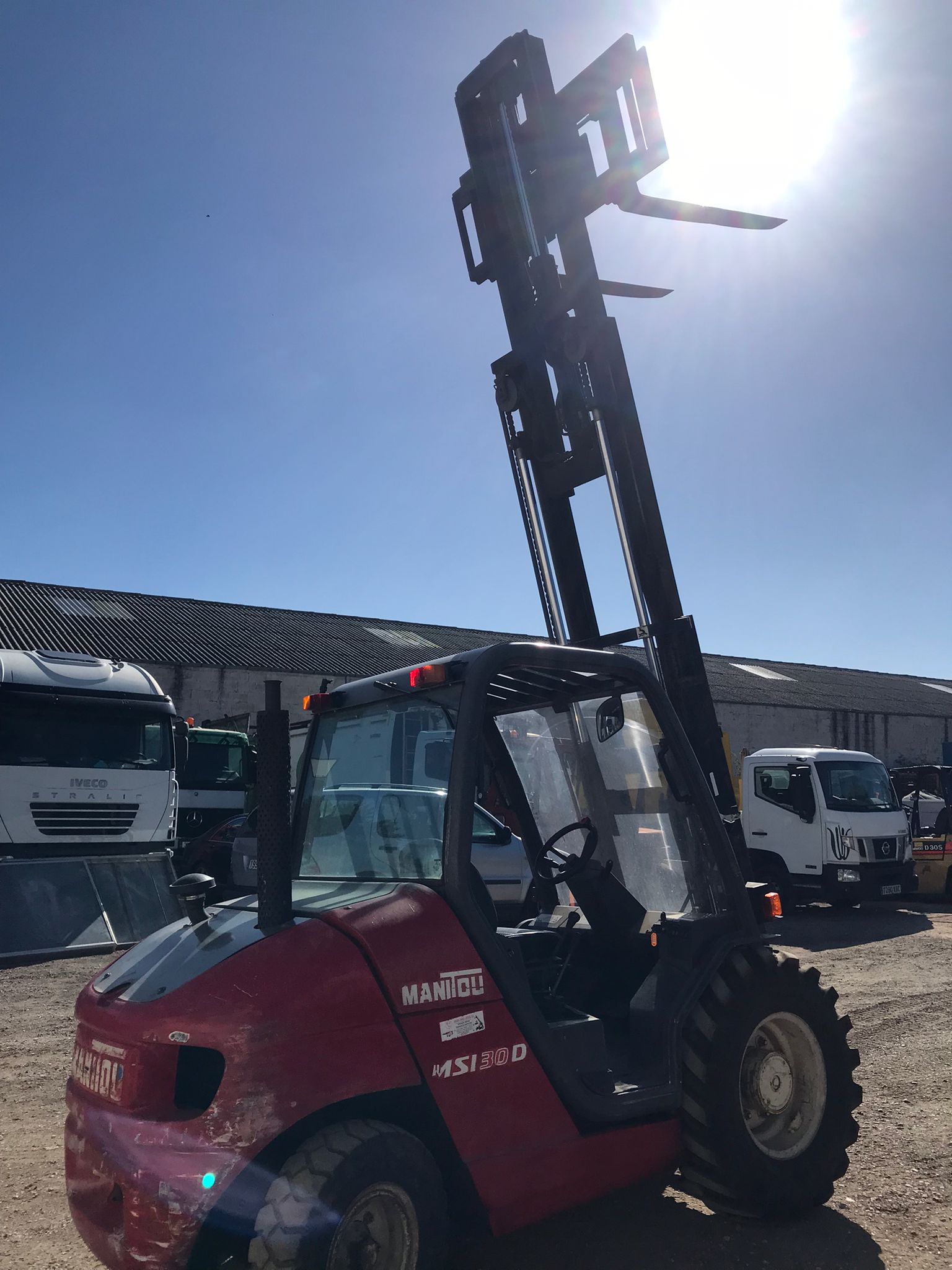 x- VENDIDO - Carretilla elevadora diésel Manitou MSI 30 Año 2002 - Imagen 11