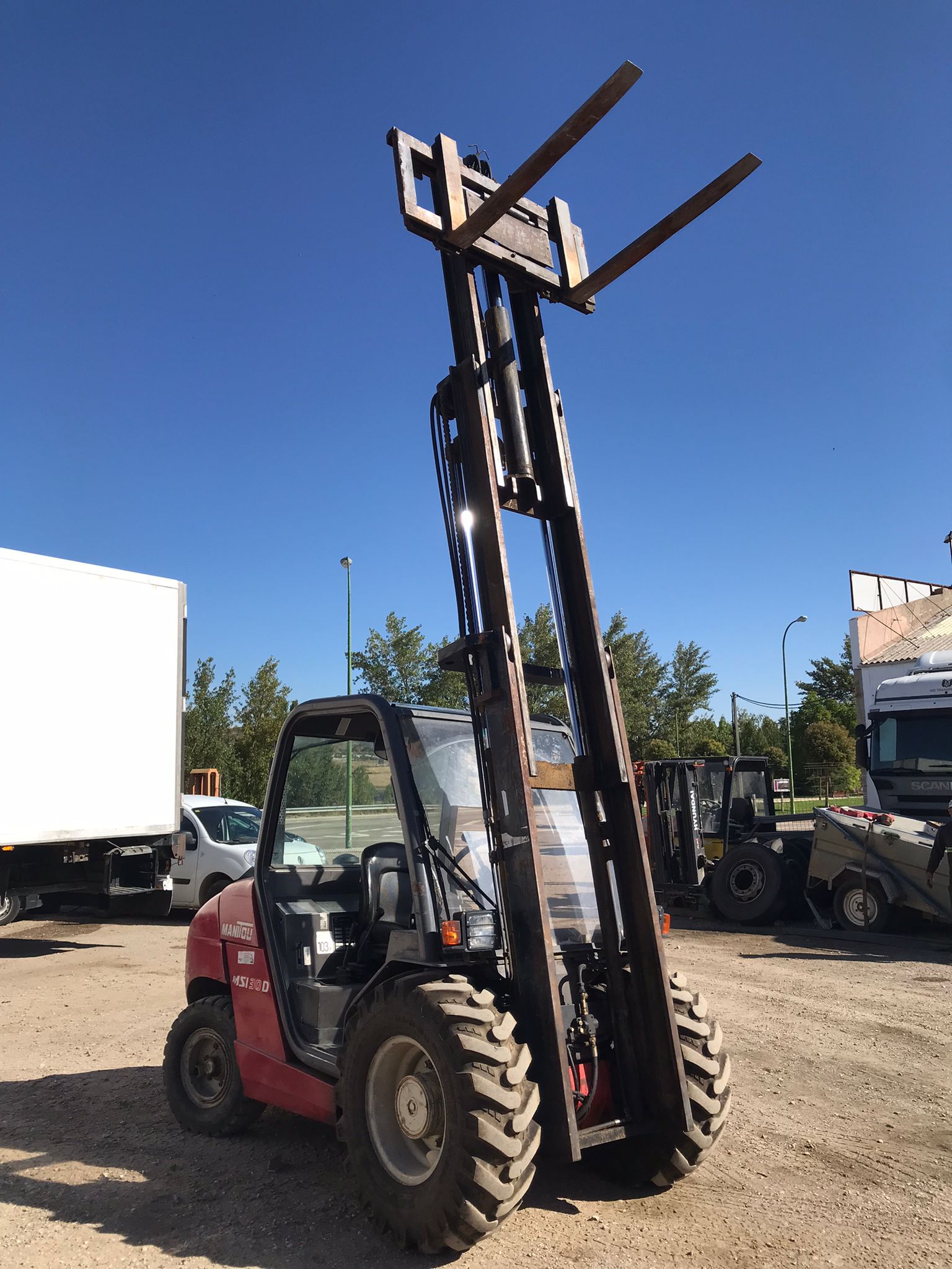 x- VENDIDO - Carretilla elevadora diésel Manitou MSI 30 Año 2002 - Imagen 12