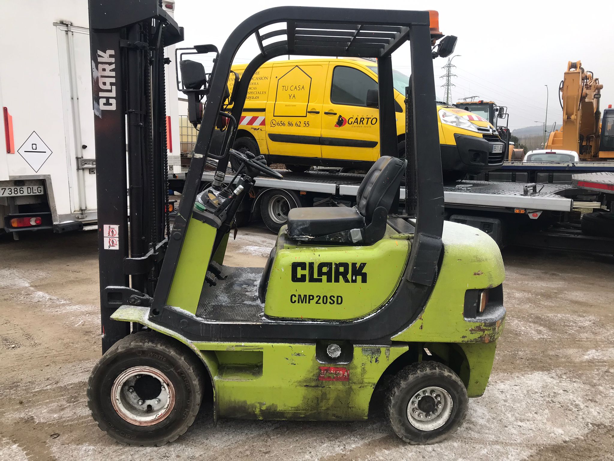 Carretilla Clark CMP 20SD lateral izquierdo