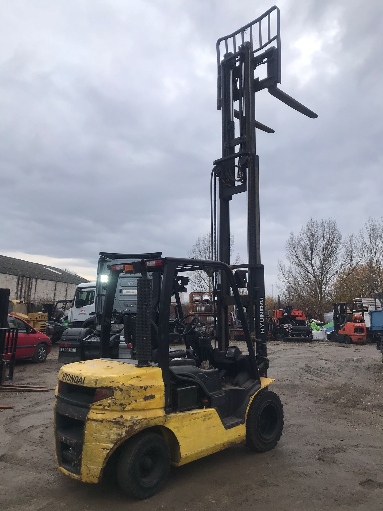 Carretilla elevadora diésel Hyundai 25D-9E Año 2017 - Imagen 5