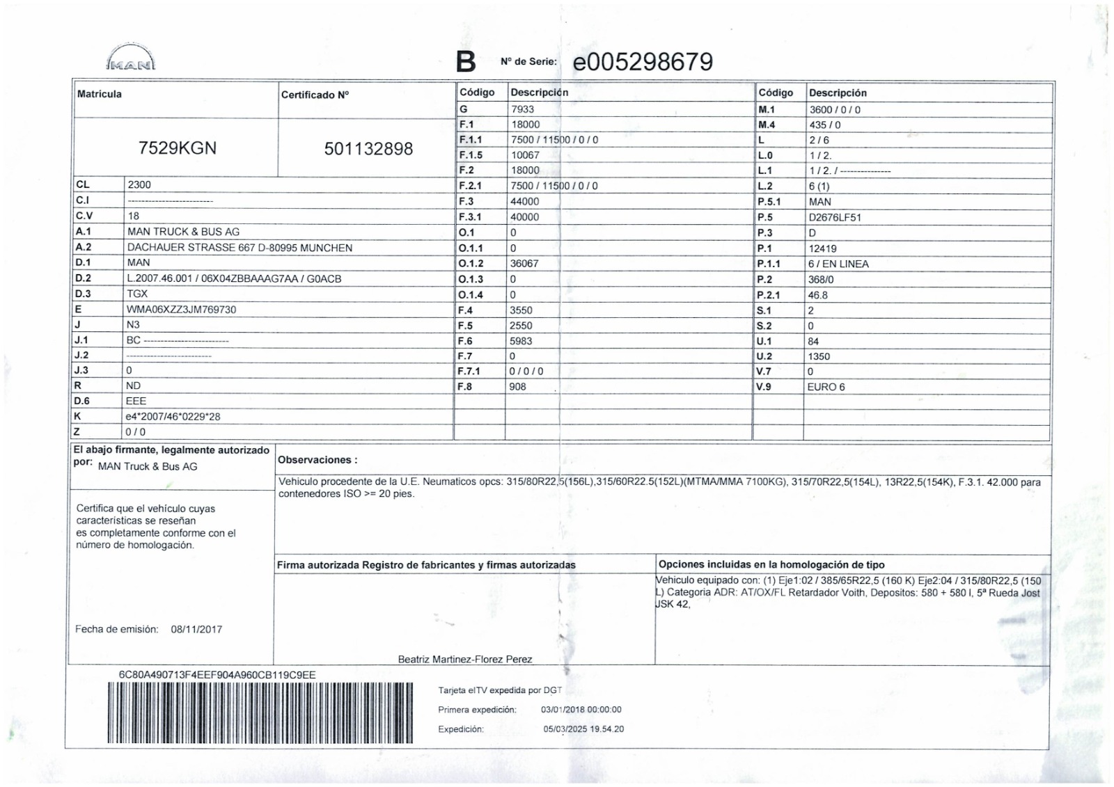 Man TGX - 2018 - Imagen 15