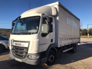 Camión DAF LF 230 FA vista frontal izquierda