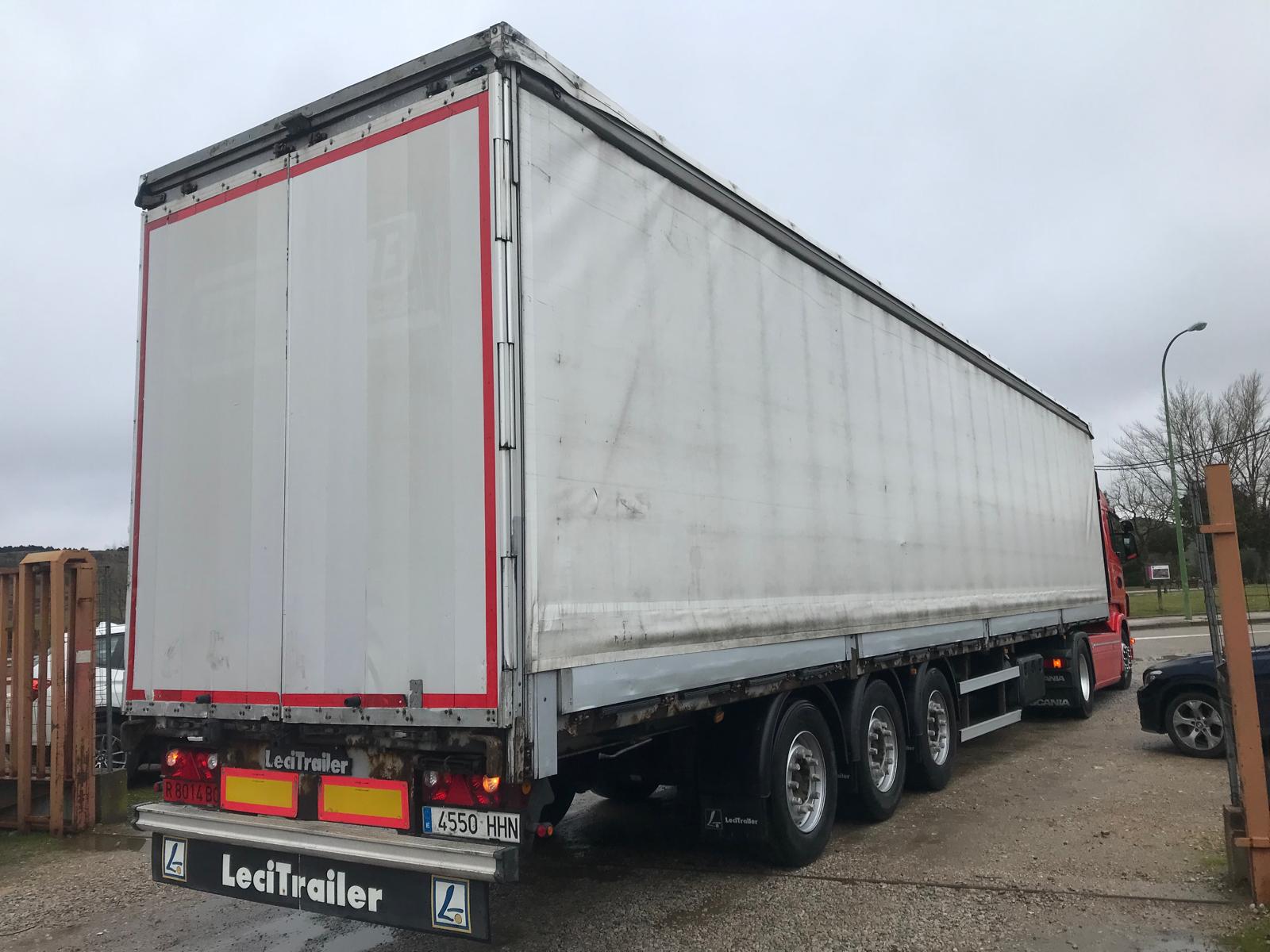 Parte trasera semirremolque tauliner Lecitrailer 3E20