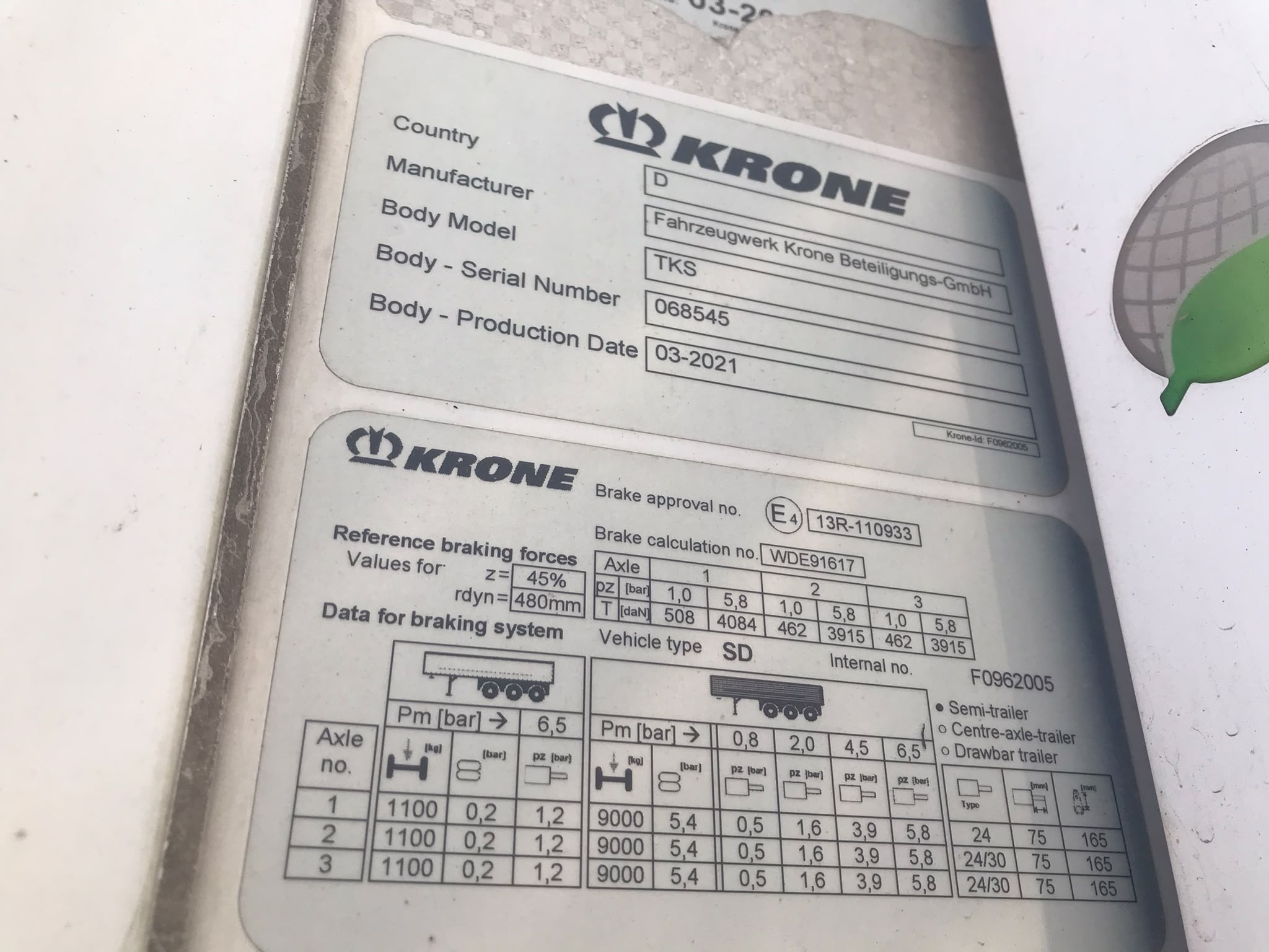 Semirremolque frigorífico Krone Año 2021 - Imagen 11