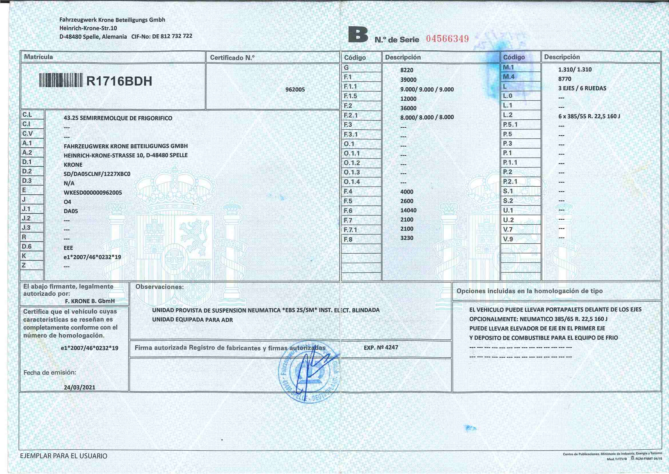 Semirremolque frigorífico Krone Año 2021 - Imagen 16